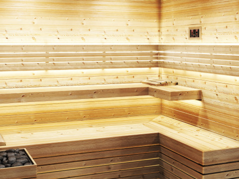 Sauna 02 steamroom spa 3D Model