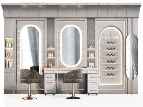 Beautysalon 16 hairdresser- barbershop Modello 3D