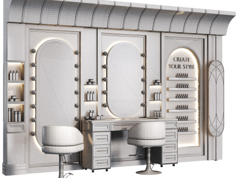 Beautysalon 16 hairdresser- barbershop Modello 3D