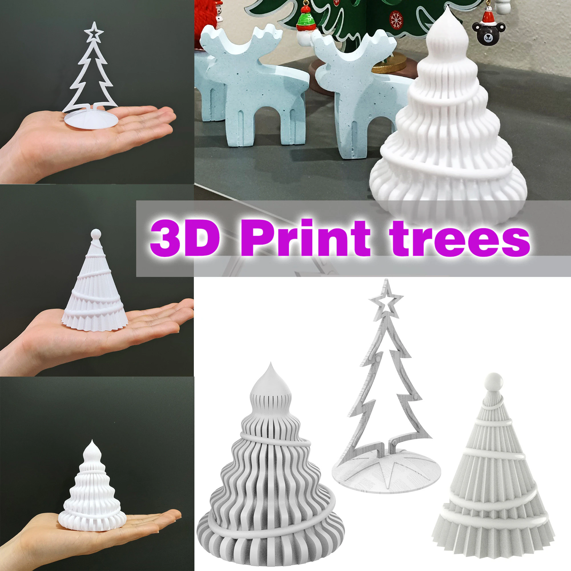 3d print pine trees 3D Print Model .c4d .max .obj .3ds .fbx .stl .blend 