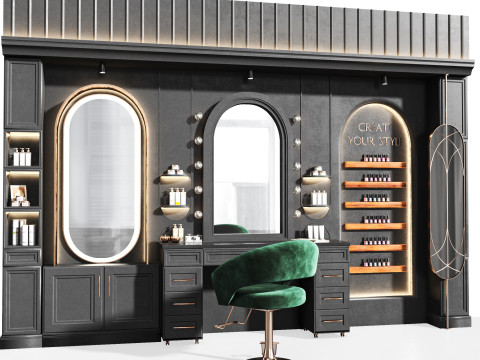BeautySalon 017 barbershop 3D Model