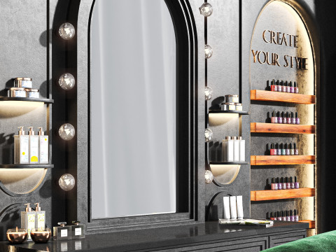 BeautySalon 017 barbershop 3D Model