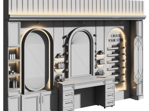 BeautySalon 017 barbershop 3D Model