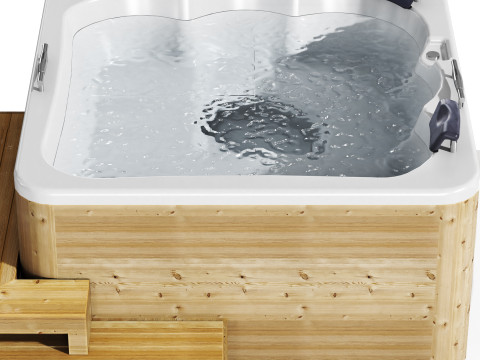 Jacuzzi 04 Spa pool Bathtub 3Dモデル