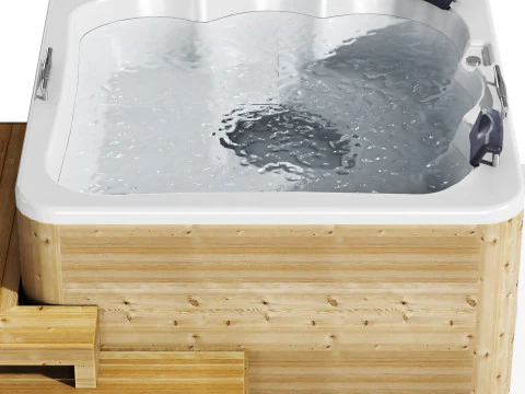 Jacuzzi 04 Spa pool Bathtub 3D Model