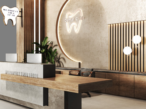 Reception15 - Dentist clinic Modelo 3D