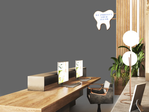 Reception15 - Dentist clinic Modelo 3D