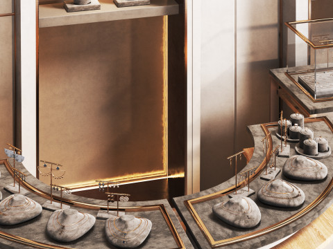 Kuyumcu 03 vitrini 3D Model