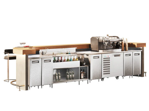 Caf&eacute; Restaurante 20 Modelo 3D