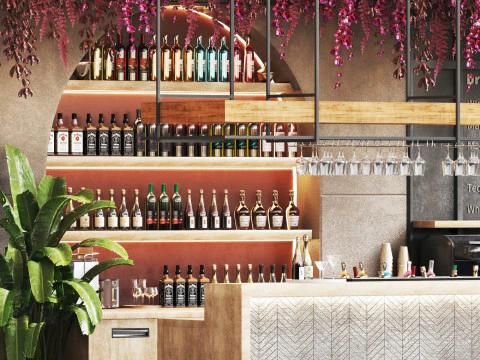 カフェレストラン26 3Dモデル