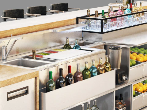 カフェレストラン26 3Dモデル