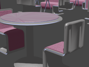 a set of furniture for a cafe and bar 3D Model