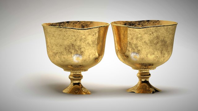 7th century Antique Chalice Modelo 3D .c4d .max .obj .3ds .fbx .stl .blend 