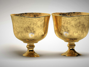 7th century Antique Chalice 3D Model