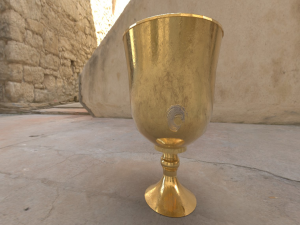 7th century Antique Chalice Modelo 3D