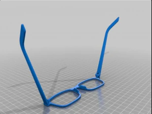 black glasses 3D Print Model