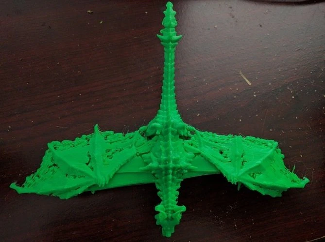 realistic dragon hq 3D Print Model .c4d .max .obj .3ds .fbx .stl .blend 