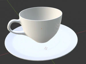 一个杯子 3D 模型