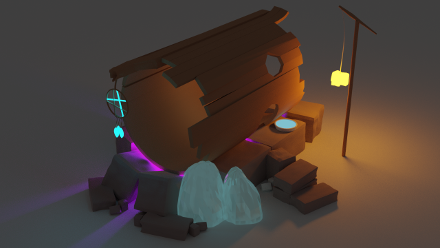 shamans house Modello 3D .c4d .max .obj .3ds .fbx .stl .blend 