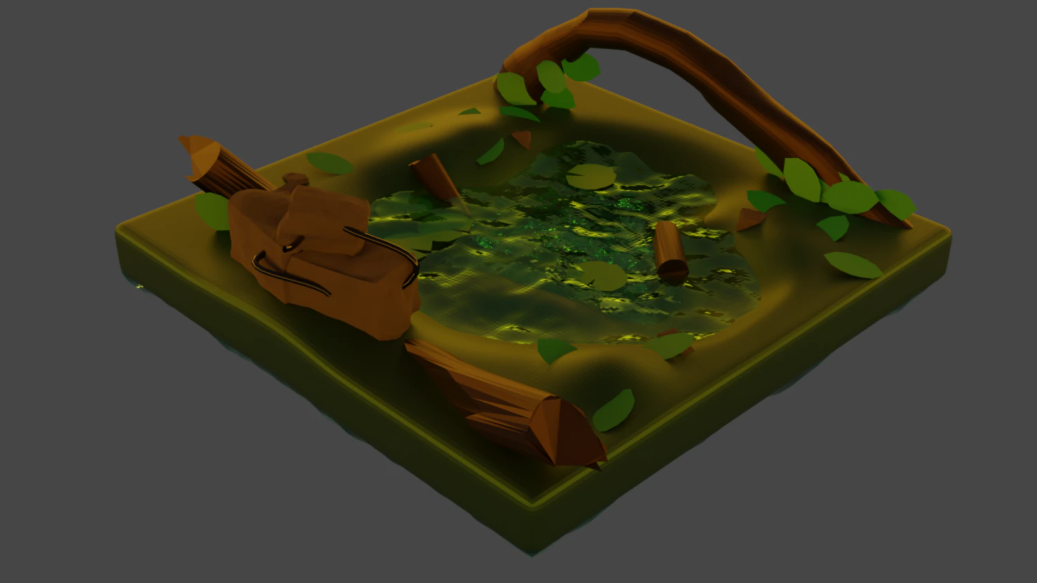 swamp 3D Model .c4d .max .obj .3ds .fbx .stl .blend
