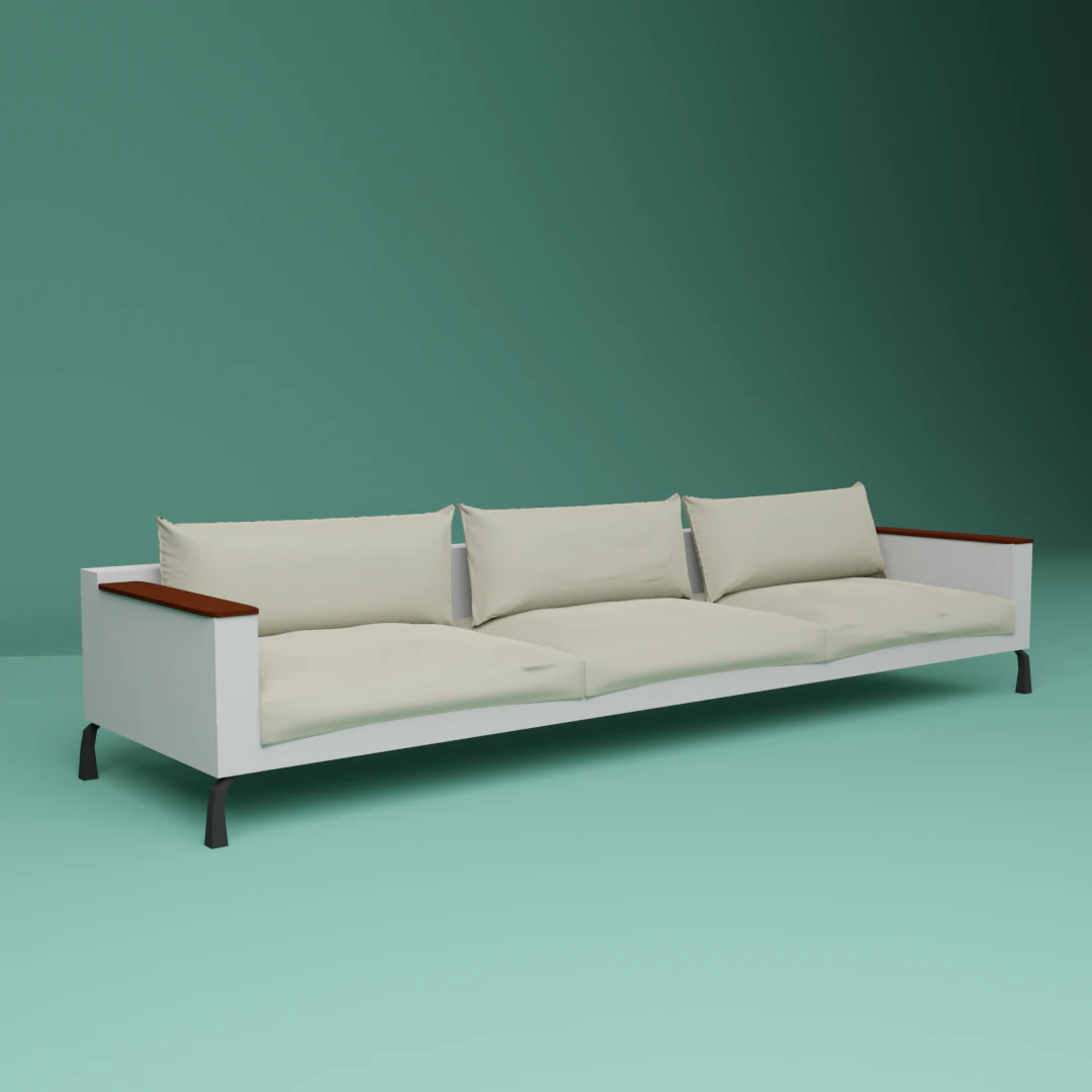 Sofa 3D Model .c4d .max .obj .3ds .fbx .stl .blend 