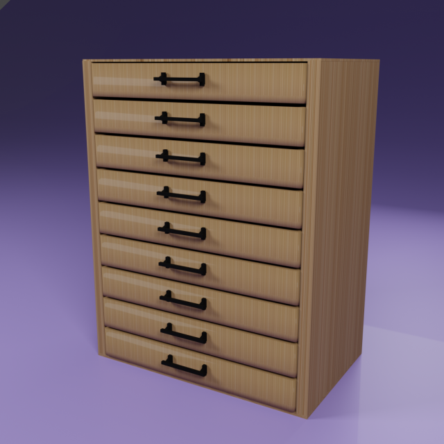dresser Modello 3D .c4d .max .obj .3ds .fbx .stl .blend 
