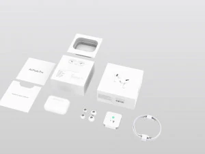Scatola e unboxing degli Airpods Pro 3D Modello 3D