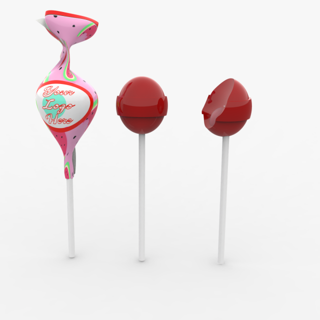 lollipop customizable 3D 模型 .c4d .max .obj .3ds .fbx .stl .blend 