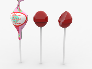 lollipop customizable 3D Model