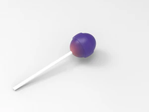 lollipop customizable 3D Model