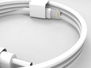cable type c for iphone 3D 모델