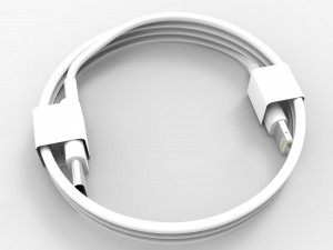 cable type c for iphone 3D 모델