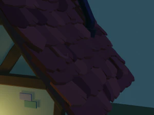 low poly cottage - house 3D Model