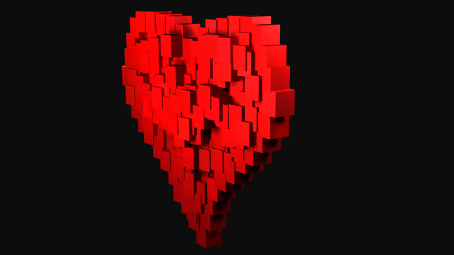 heart 3D Model .c4d .max .obj .3ds .fbx .stl .blend 
