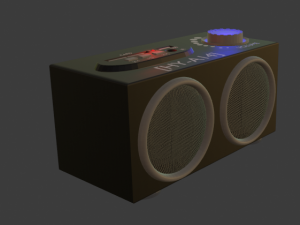 music column Modelo 3D
