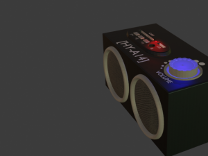 music column 3D 模型
