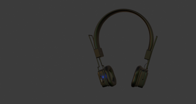 headphones 3D 모델 .c4d .max .obj .3ds .fbx .stl .blend 