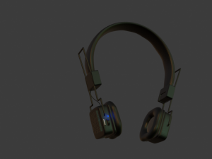headphones 3D 모델