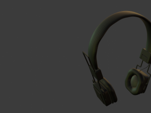headphones 3D 모델