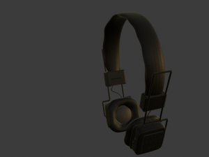 headphones 3D 모델