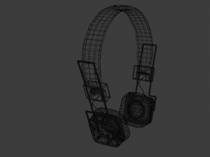 headphones 3D 모델