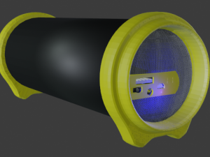 music column Modelo 3D