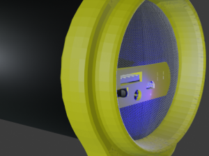 music column Modello 3D