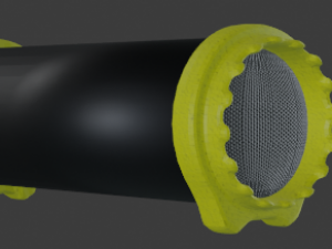 music column Modello 3D