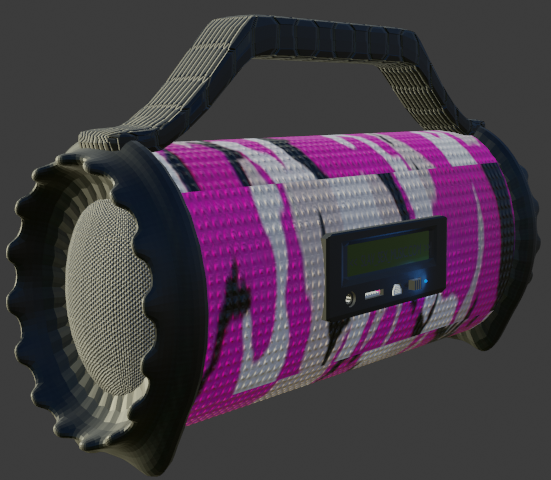 music column Modelo 3D .c4d .max .obj .3ds .fbx .stl .blend 