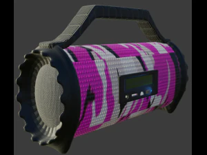 kolumna muzyczna Model 3D