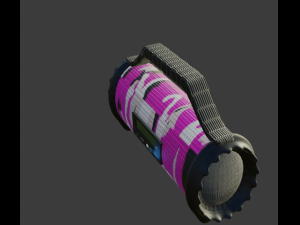 music column Modelo 3D