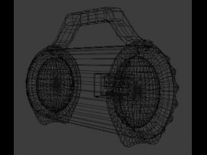 music column Modelo 3D