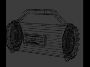 music column Modelo 3D
