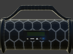 music column Modelo 3D